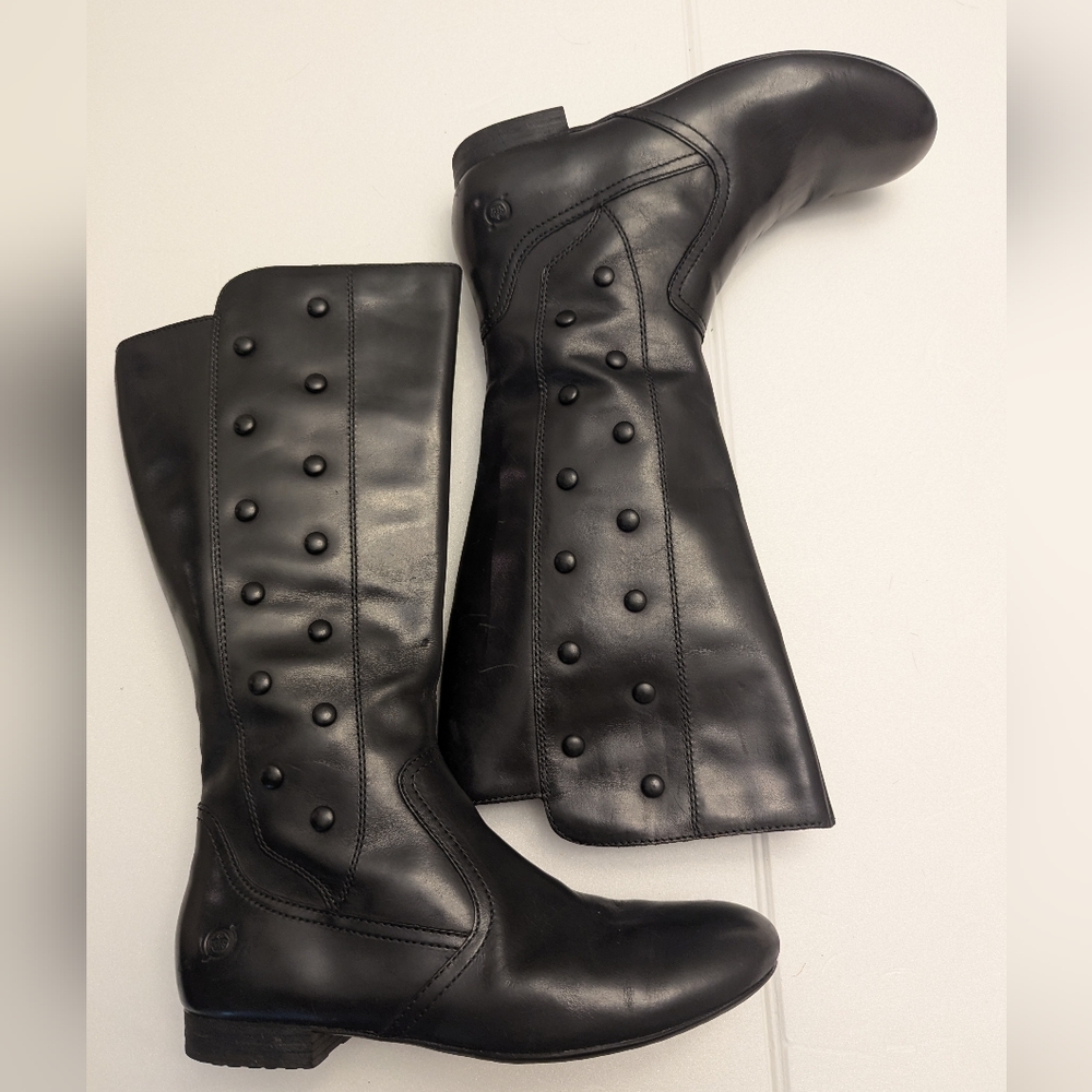 Born Black Martika Tall Riding Boot